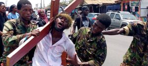 A symbolic portrayal of Christ’s suffering, emphasizing the depth of His love and sacrifice for mankind.